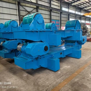 出售出租二手承重200噸行走滾輪架液壓組隊(duì)機(jī)