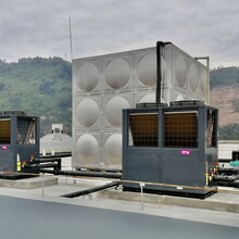 工地空气能热水器3P5P10匹酒店医院健身房泳池平板太阳能