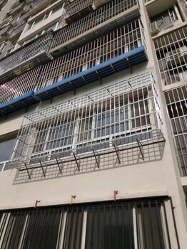 北京海淀牡丹園陽臺護欄安裝防盜窗護窗定做防盜門圍欄