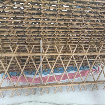 濰坊竹籬笆菜園柵欄南京下關(guān)竹柵欄仿竹護(hù)欄