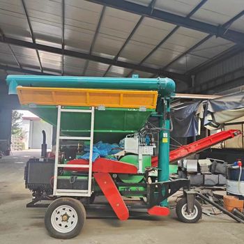 鄂爾多斯大型玉米脫粒機鏟車上料玉米脫粒機
