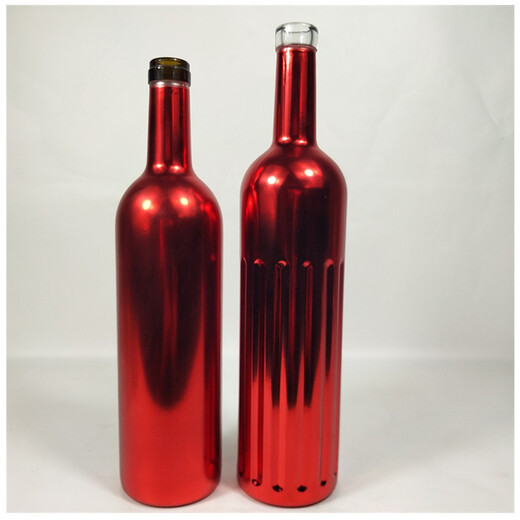 玻璃酒瓶噴涂加工廠，紅酒瓶噴涂加工廠