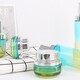 新款網格底套裝黃藍漸變化妝品玻璃包裝瓶 按壓泵乳液精華瓶2