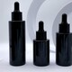 30ml黑色精華液原液瓶 100ml 滴管水乳精華化妝品玻璃瓶