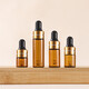 2ml茶色滴管瓶3ml精油瓶玻璃小樣瓶1ml透明精華液原液分裝瓶5ml6