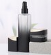 現貨頂金漸變黑四方化妝瓶30ml-120ml水乳霜化妝品瓶玻璃噴霧3