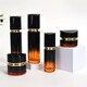 100ml圓柱凹面蓋乳液按壓瓶50g膏霜瓶分裝瓶護膚品玻璃套裝瓶包材