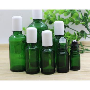 精油滾珠瓶定做廠家，綠色精油瓶加工廠家