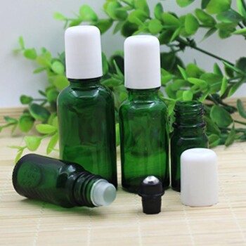精油滾珠瓶定做廠家，綠色精油瓶加工廠家