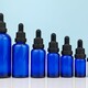 藍色精油瓶 膠頭滴管分裝瓶 防盜蓋玻璃瓶避光精華液瓶1