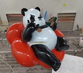 上海火锅店招牌摆件自嗨造型动物雕塑玻璃钢制品
