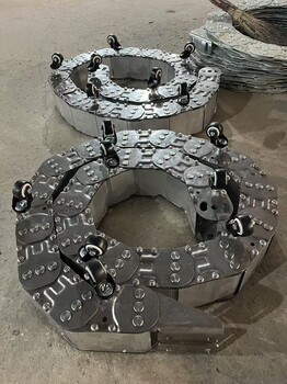 線纜鋼制拖鏈廠家機械鋼鋁拖鏈定制