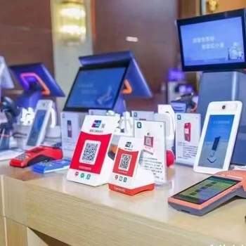 石家莊機械設備公司智能大屏出票收銀機收款碼掃碼盒收款機辦理