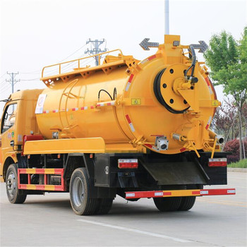 海南省直轄4+2藍牌清洗吸污車
