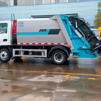 烏蘭察布5方藍牌壓縮垃圾車