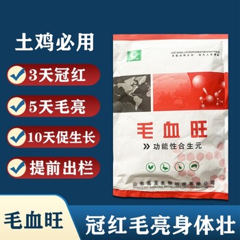 雞毛色差雞冠頭小雞冠不紅就用達(dá)龍毛血旺