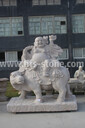 福建拓荒牛石雕，校園擺放牛石雕的意義，墾荒牛石雕