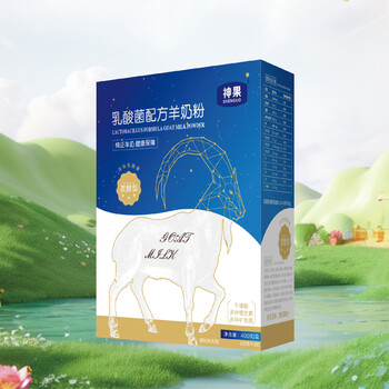 乳酸菌奶粉OEM_神果中老年乳酸菌羊奶粉廠家那拉乳業(yè)400g/盒