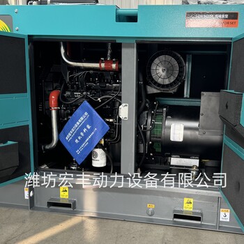 濰柴靜音發(fā)電機(jī)組40千瓦WP2.3D58E201配馬拉松電機(jī)
