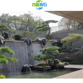西藏昌都黑山石踏步石，昌都黑山石小區(qū)入口處，昌都黑山石切片