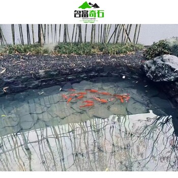 湖南株洲黑山石鋪設(shè)效果株洲黑山石裝飾墻面株洲黑山石假山石材