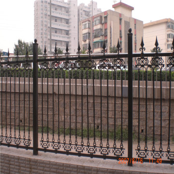 焦作铸铁球墨护栏生铁围墙玛钢铁艺焊接围栏栏杆别墅庭院栅栏