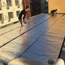 彩鋼房陽(yáng)光房水泥頂屋頂自粘式防曬隔熱棉鋁箔自粘保溫棉隔音棉