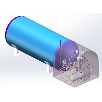 杜尔气体装备提供油船改气整套技术方案LNG船用动力储罐定制生产