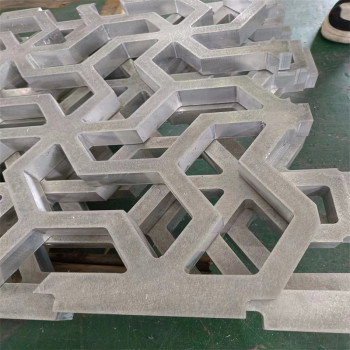 晟铝冲孔铝板厂家直供异型板平面装饰铝板图纸免费深化