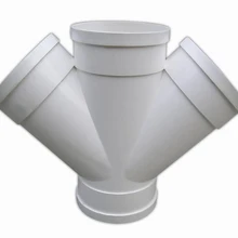 PVC斜四通PVC排水管件