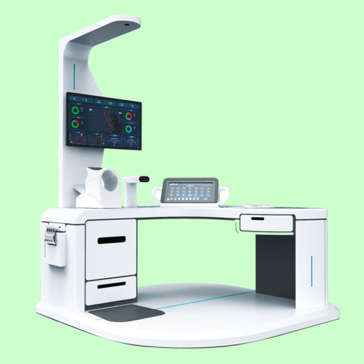 Hw-v9000乐佳利康公共卫生智能体检机健康终端一体机