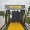鄭州停車場往復(fù)式龍門洗車機安裝