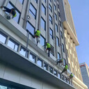 廣東梅州大廈高空作業(yè)外墻清洗