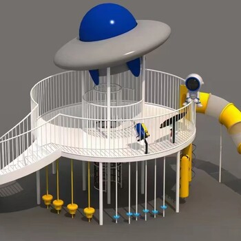 幼兒園戶外滑梯廊橋設計定制