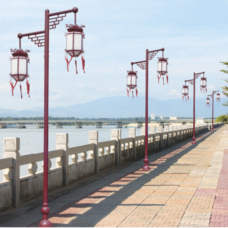 浙江湖州15米中杆灯厂家日常生产