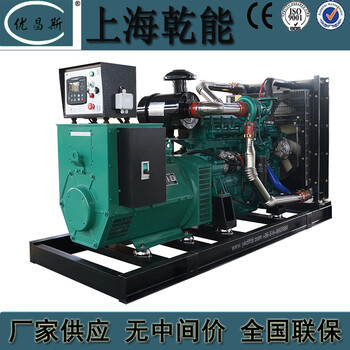 廣西廠家供應上海乾能310KW柴油發(fā)電機組學校備用發(fā)電機QN12H380