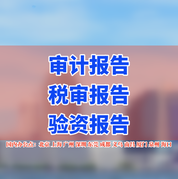 海南公司出具審計(jì)報(bào)告所需資料