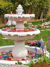 人造砂巖歐式水景噴泉園林酒店會所砂巖景觀噴泉