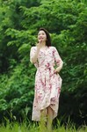 嘉一桑蠶絲連衣裙夏季真絲品牌女裝芙蓉妮服裝貨源