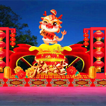 華麗綻放，大型花燈雕塑照亮你的世界