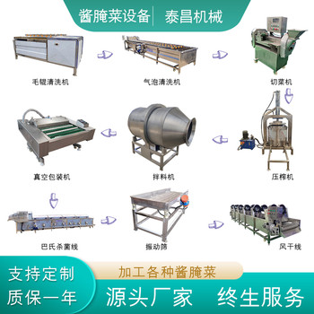 紅油菜生產(chǎn)設備，干咸菜加工設備