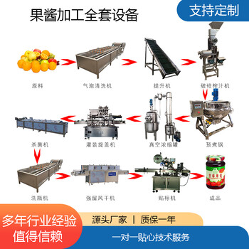 小型树莓果酱加工设备，蓝莓酱浓缩加工设备