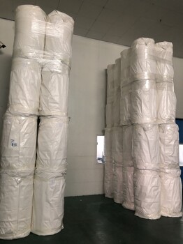 過(guò)濾熱風(fēng)棉針刺無(wú)紡布廠家200g亞麻水刺布