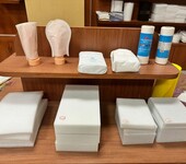 熱風(fēng)防火針刺棉廠家過濾100g交叉水刺布