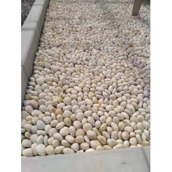 奉贤区5-8厘米变压器鹅卵石米黄色鹅卵石生产厂家