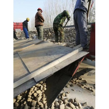 阿里地区札达县高铁沿线变电所鹅卵石米黄色鹅卵石供应