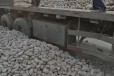 阿坝金川县5-8厘米变压器鹅卵石米黄色鹅卵石生产基地