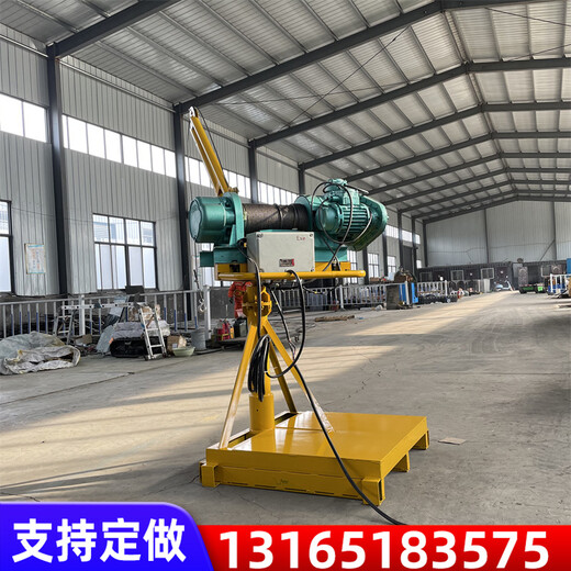 便攜式小吊機移動小型可折疊手搖小吊機家用升降吊車起重提升機