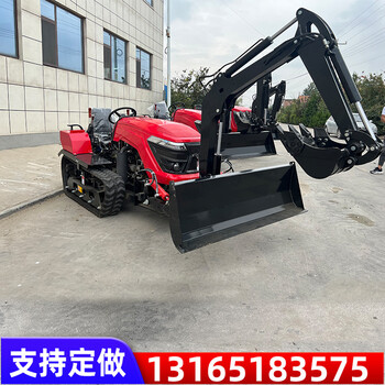 35馬力乘坐履帶旋耕機(jī)乘坐式柴油雙履帶果園大棚自走微耕機(jī)