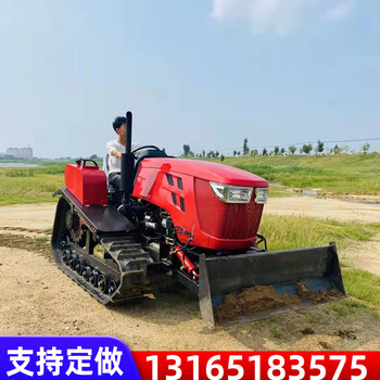 履帶微耕機(jī)果園農(nóng)機(jī)耕地機(jī)開溝松土田園管理機(jī)起壟除草旋耕機(jī)
